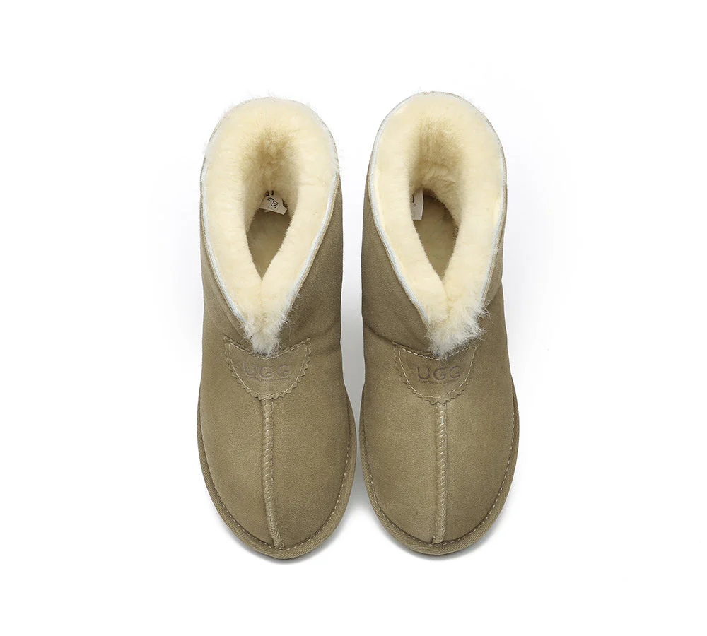 AUSTRALIAN SHEPHERD? UGG Slippers Sheepskin Wool Ankle Parker
