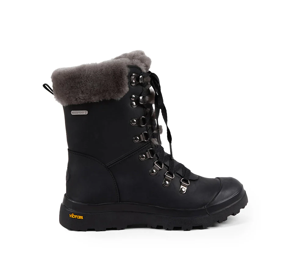 EMU? UGG Boots Australian Made Sheepskin Lined Waterproof Hiking Buller