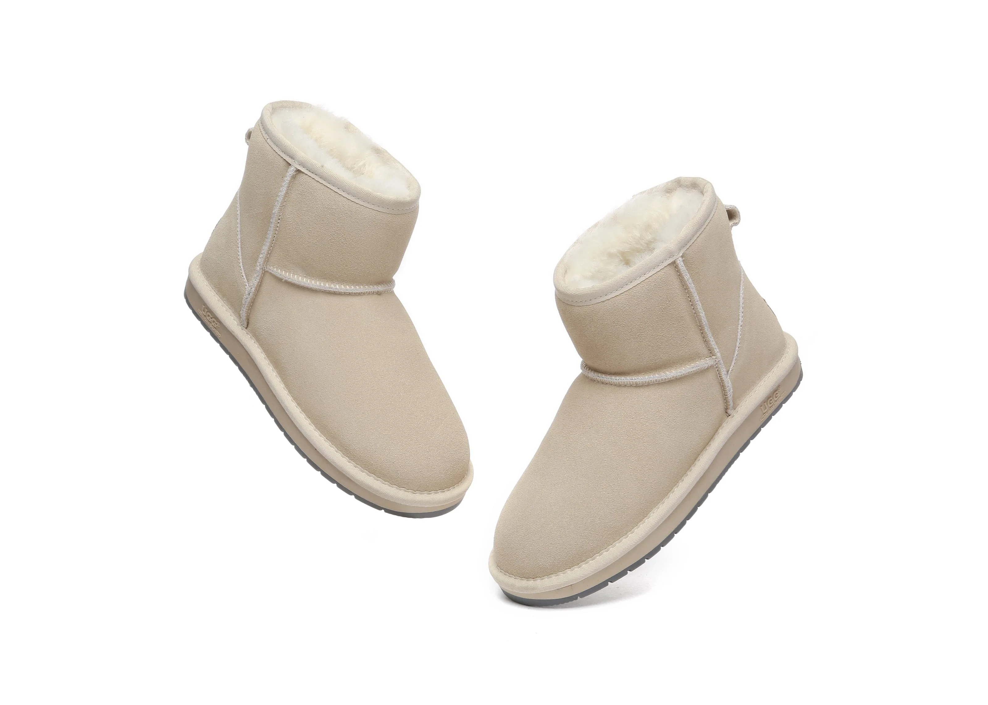 AUSTRALIAN SHEPHERD? UGG Boots Sheepskin Wool Mini Classic Suede Special Colour