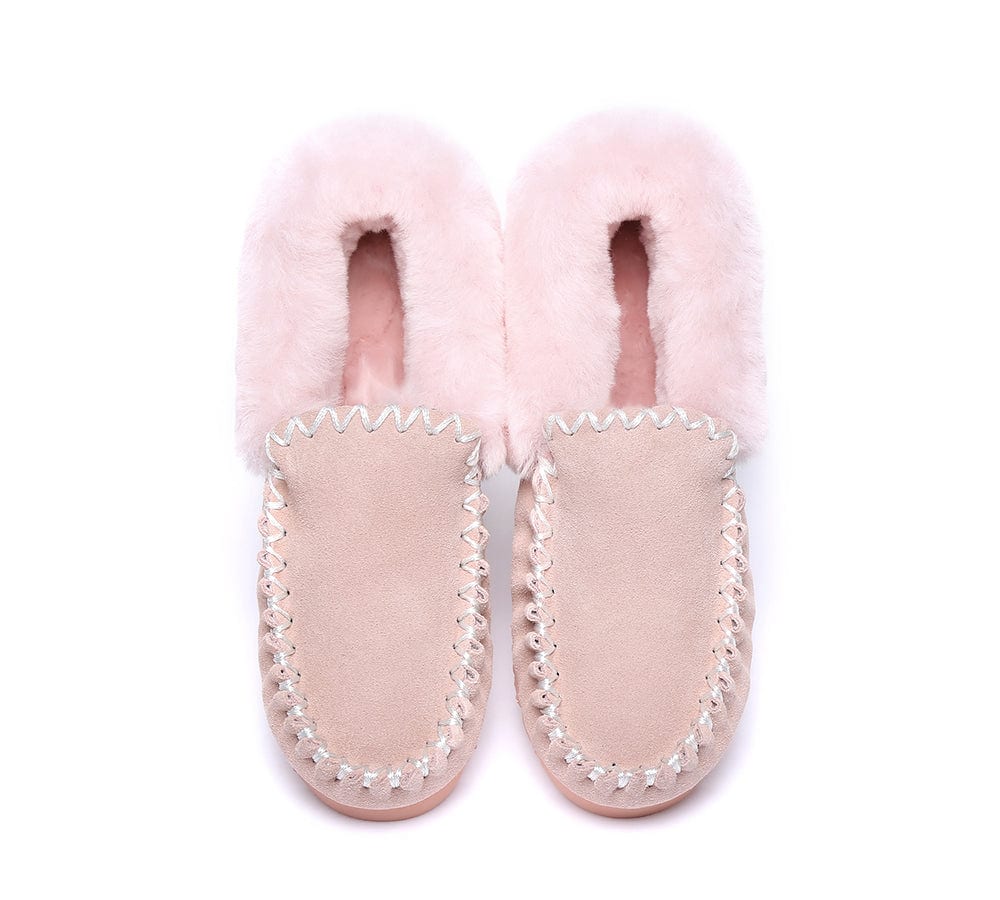 AUSTRALIAN SHEPHERD? UGG Slippers Sheepskin Wool Ankle Popo Moccasins