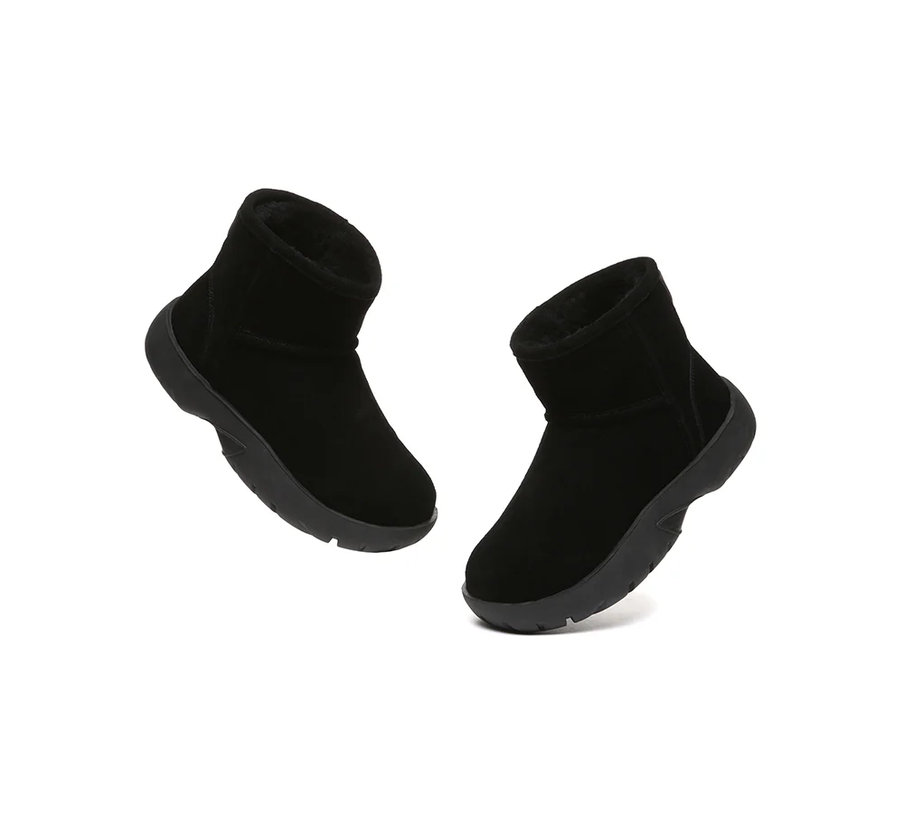 AUSTRALIAN SHEPHERD? UGG Boots Sheepskin Wool Ankle Chunky Mini Classic Salma