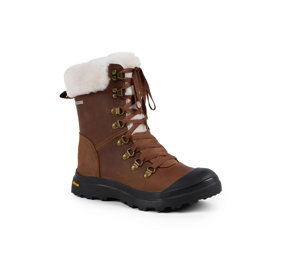 EMU? UGG Boots Australian Made Sheepskin Lined Waterproof Hiking Buller