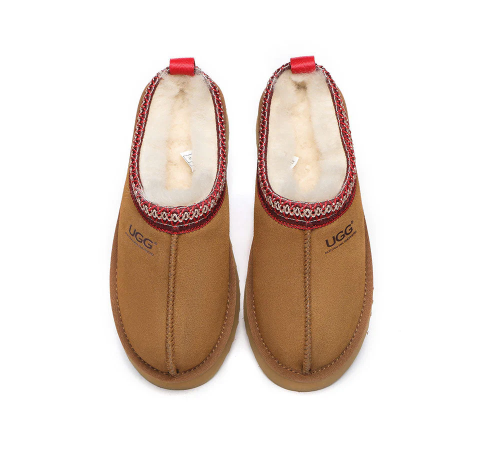 AUSTRALIAN SHEPHERD? UGG Slippers Sheepskin Wool Ankle Platform Tazzy Ventus