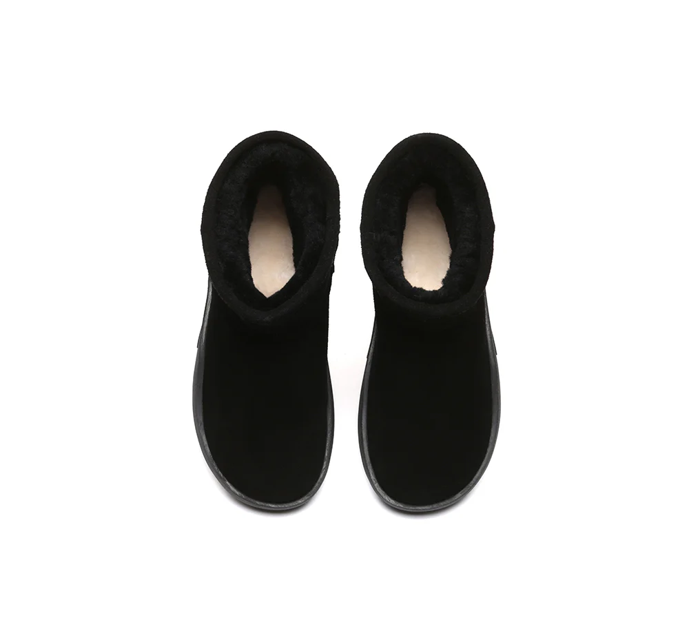 AUSTRALIAN SHEPHERD? UGG Boots Sheepskin Wool Ankle Chunky Mini Classic Salma