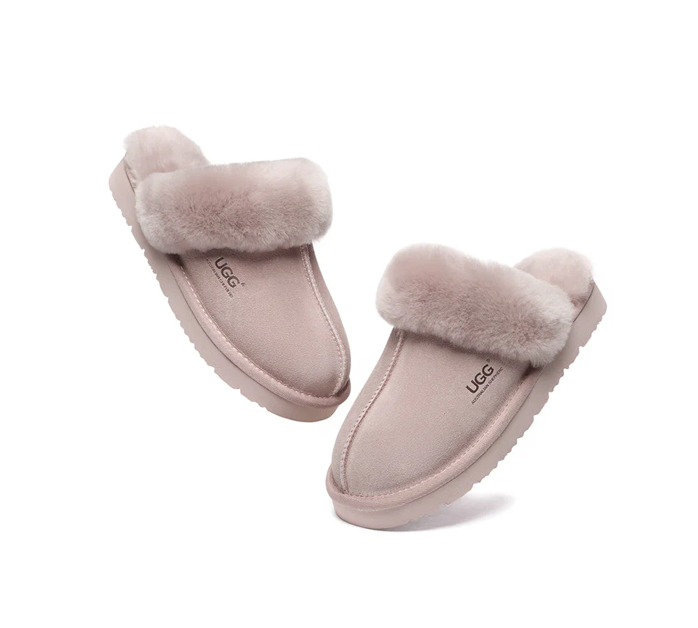 AUSTRALIAN SHEPHERD? UGG Slippers Premium Sheepskin Wool Muffin Special