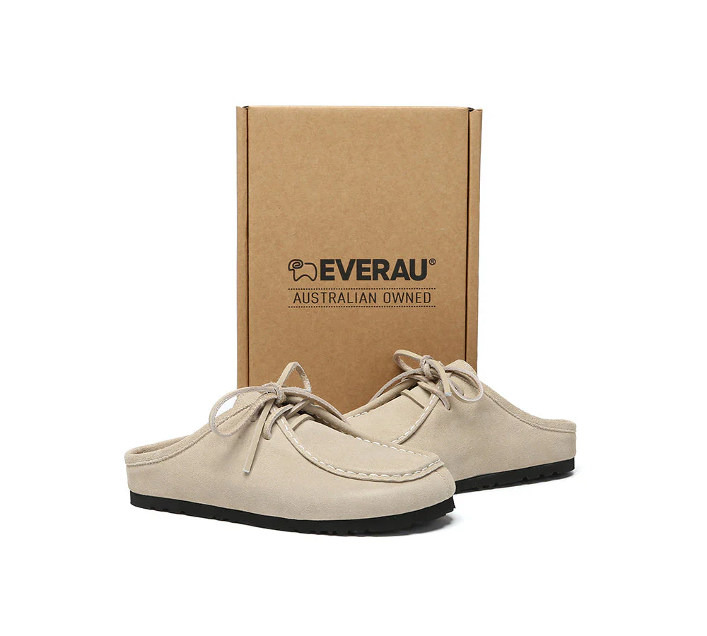 EVERAU? Slippers Suede Casual Slip On Yancy