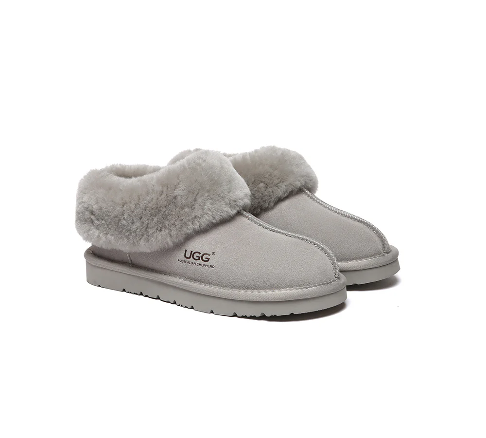 AUSTRALIAN SHEPHERD? UGG Slippers Sheepskin Wool Ankle Homey Special