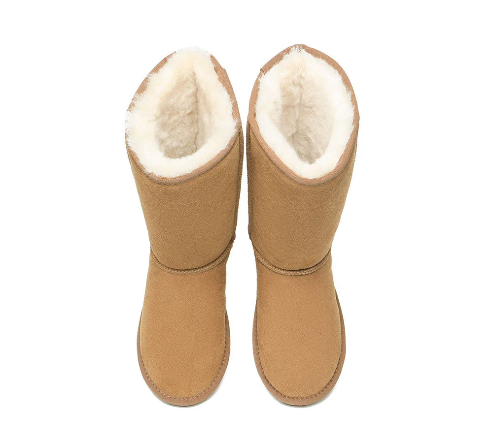 AUSTRALIAN SHEPHERD? UGG Boots Double Face Sheepskin Wool Tall Classic Suede
