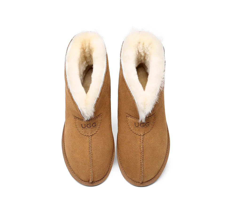 AUSTRALIAN SHEPHERD? UGG Slippers Sheepskin Wool Ankle Parker