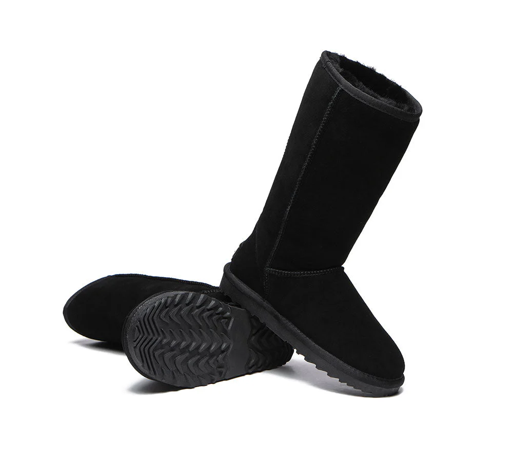 AUSTRALIAN SHEPHERD? UGG Boots Double Face Sheepskin Wool Tall Classic Suede