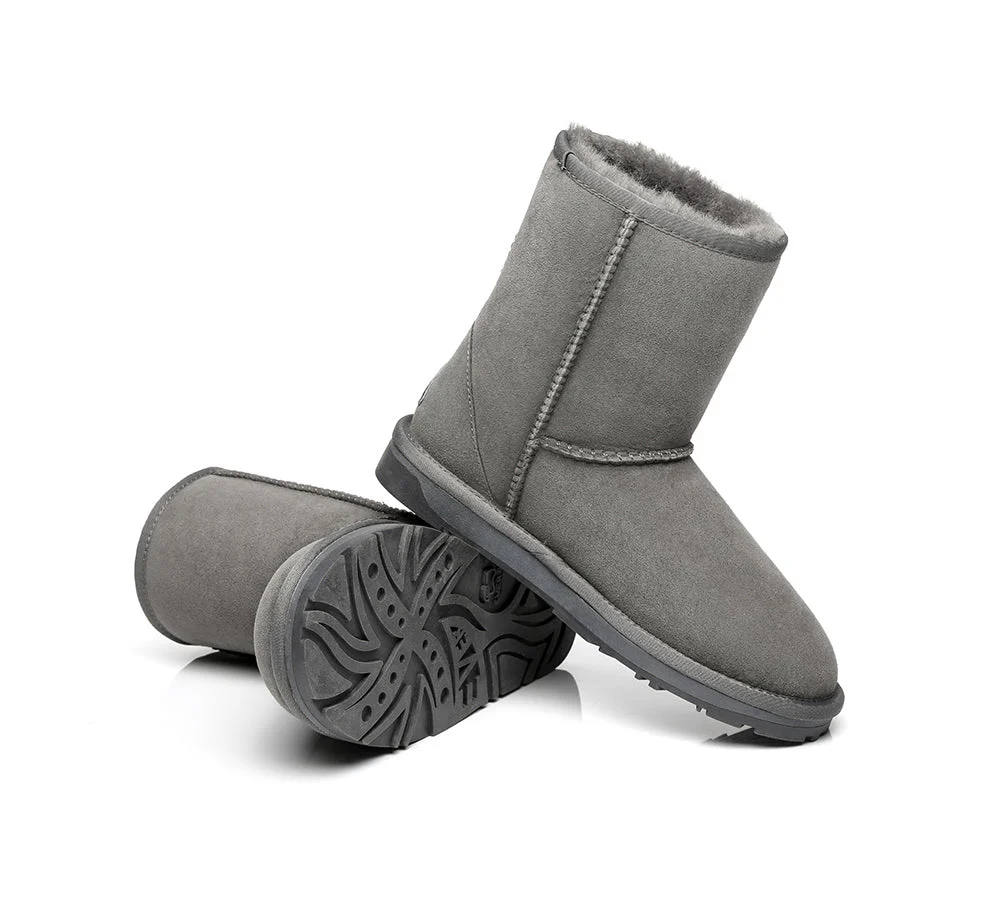 EVERAU? UGG Boots Premium Australian Sheepskin Wool Short Classic