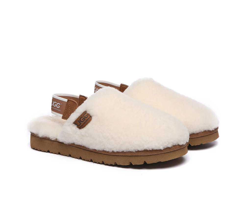 AUSTRALIAN SHEPHERD? 2-Way Style UGG Slippers Women Removable Strap Slingback Kamari
