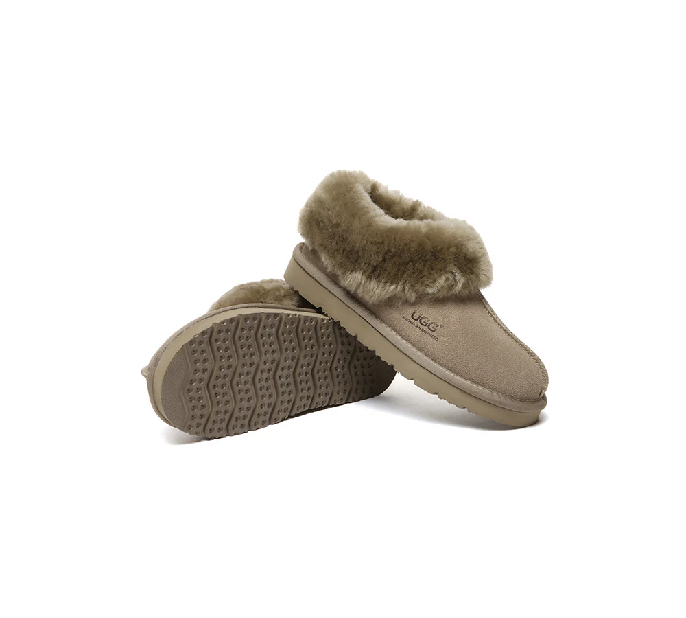 AUSTRALIAN SHEPHERD? UGG Slippers Sheepskin Wool Ankle Homey Special