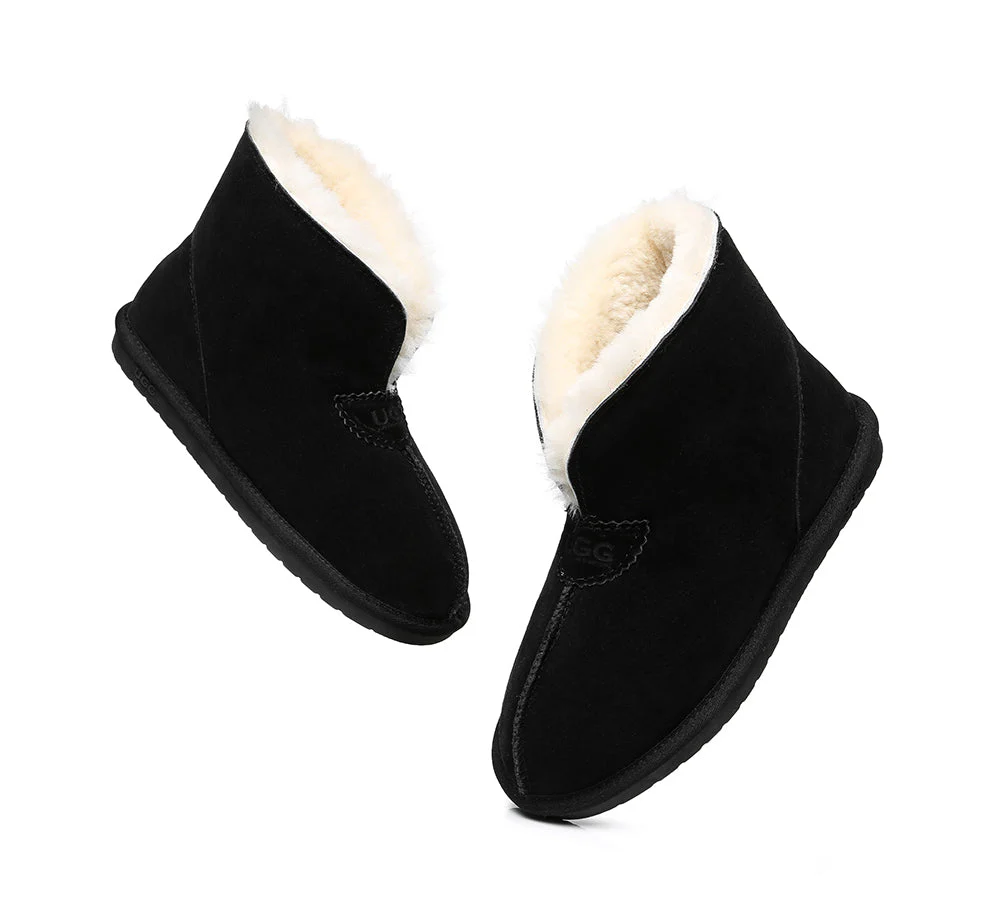 AUSTRALIAN SHEPHERD? UGG Slippers Sheepskin Wool Ankle Parker