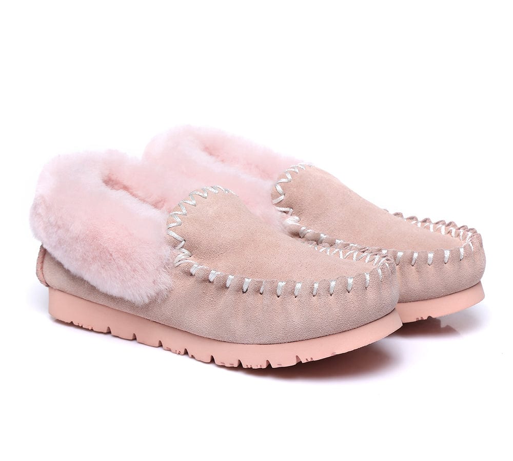 AUSTRALIAN SHEPHERD? UGG Slippers Sheepskin Wool Ankle Popo Moccasins