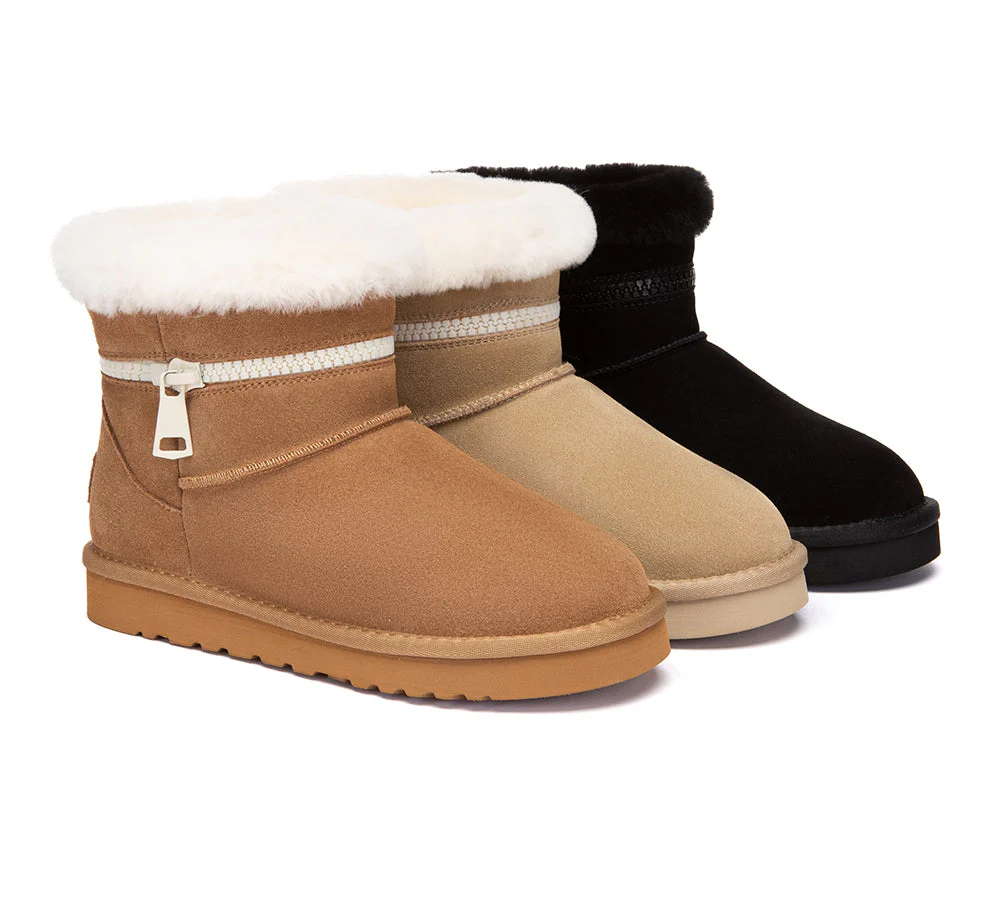 AUSTRALIAN SHEPHERD? UGG Boots Sheepskin Wool Shearling Ankle Lienn