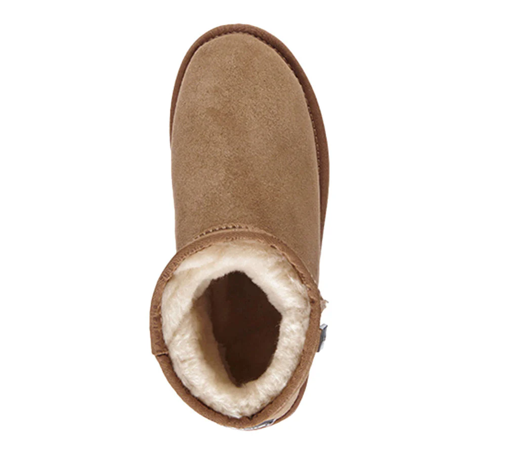 EMU? UGG Boots Australian Made Sheepskin Wool Platinum Slim Darling