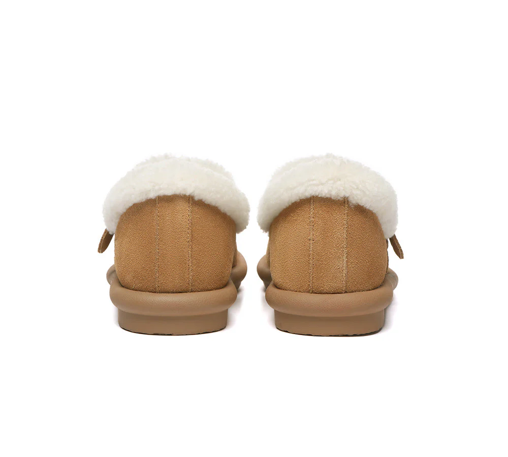 AUSTRALIAN SHEPHERD? UGG Slippers Sheepskin Wool Adjustable Strap Ankle Froim