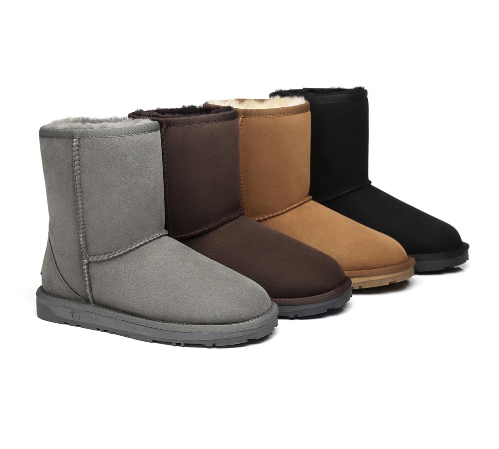 EVERAU? UGG Boots Premium Australian Sheepskin Wool Short Classic