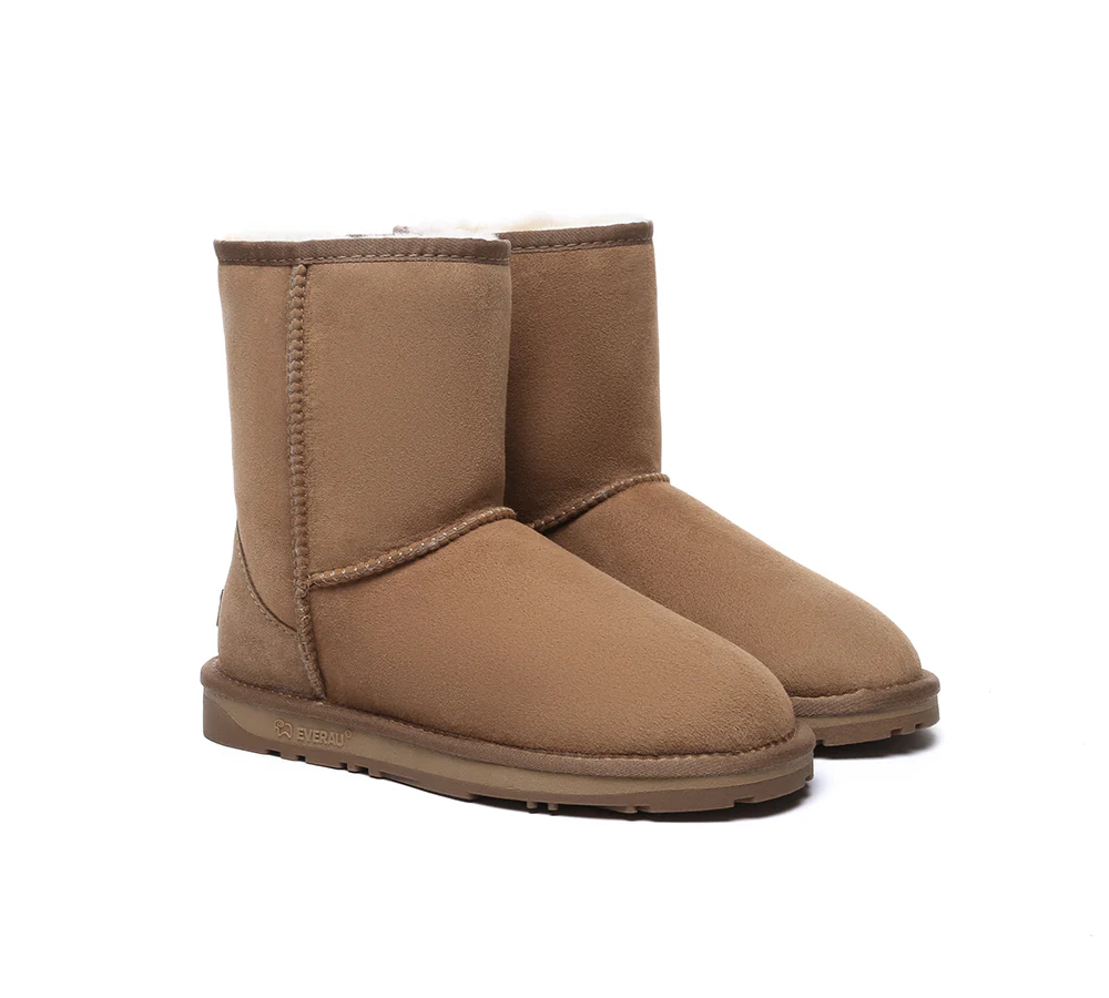 UGG EVERAU? UGG Boots Double Faced Sheepskin Wool Short Classic