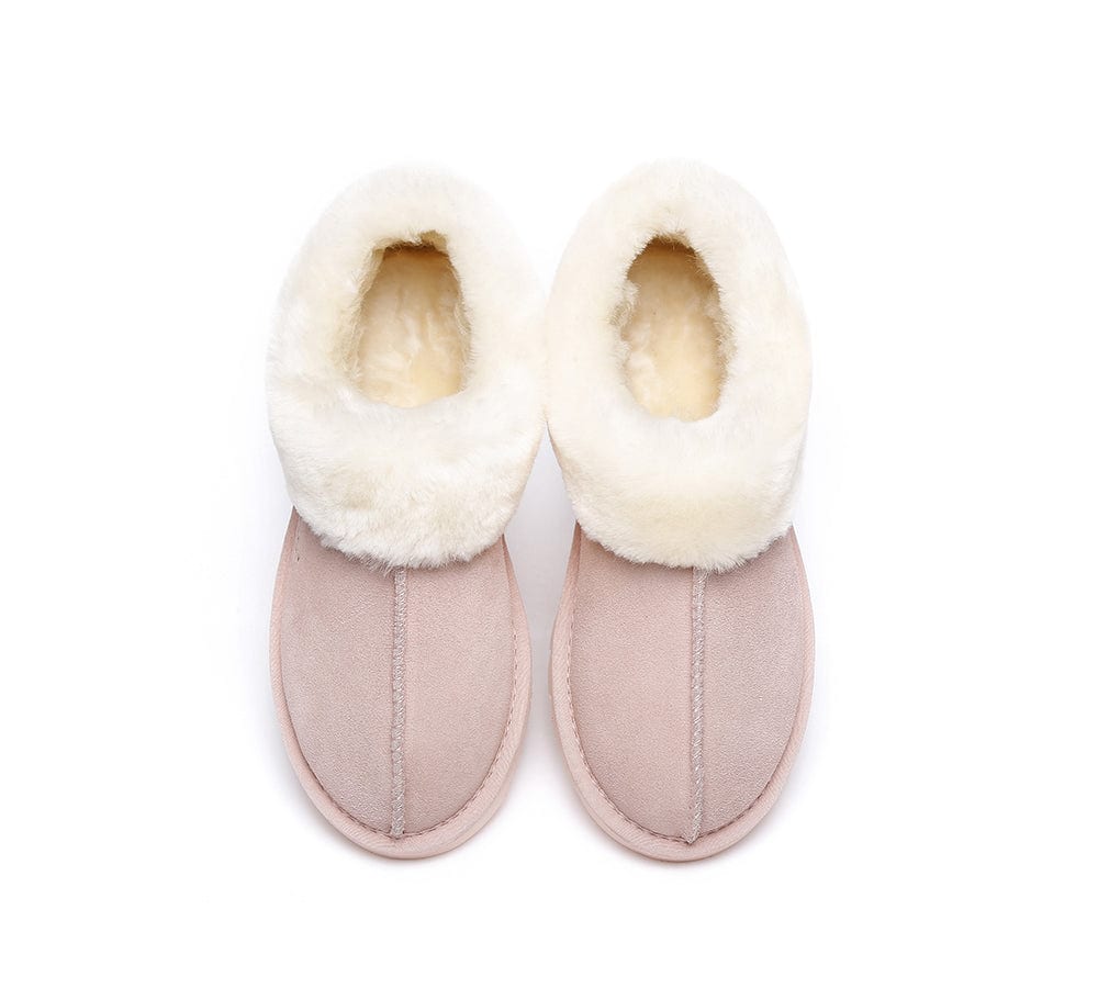 AUSTRALIAN SHEPHERD? UGG Slippers Sheepskin Wool Ankle Homey