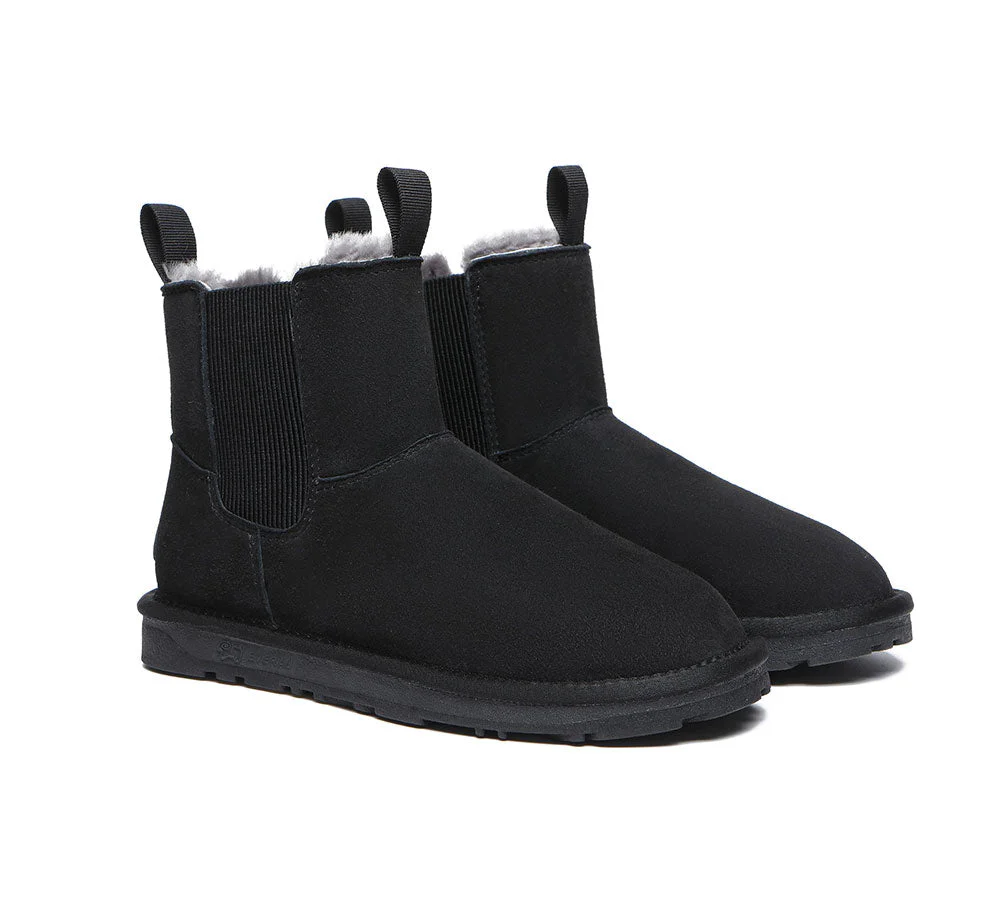 EVERAU? UGG Boots Women Sheepskin Wool Mini Guildford
