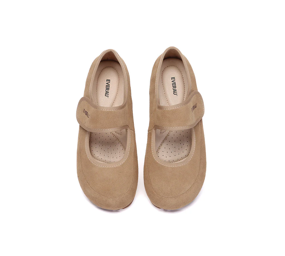 EVERAU? Women Slippers Adjustable Strap Mary Jane Malia