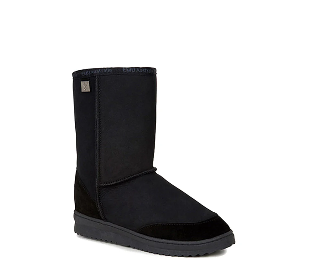 EMU? UGG Boots Australian Made Sheepskin Wool Short Platinum Outback Lo