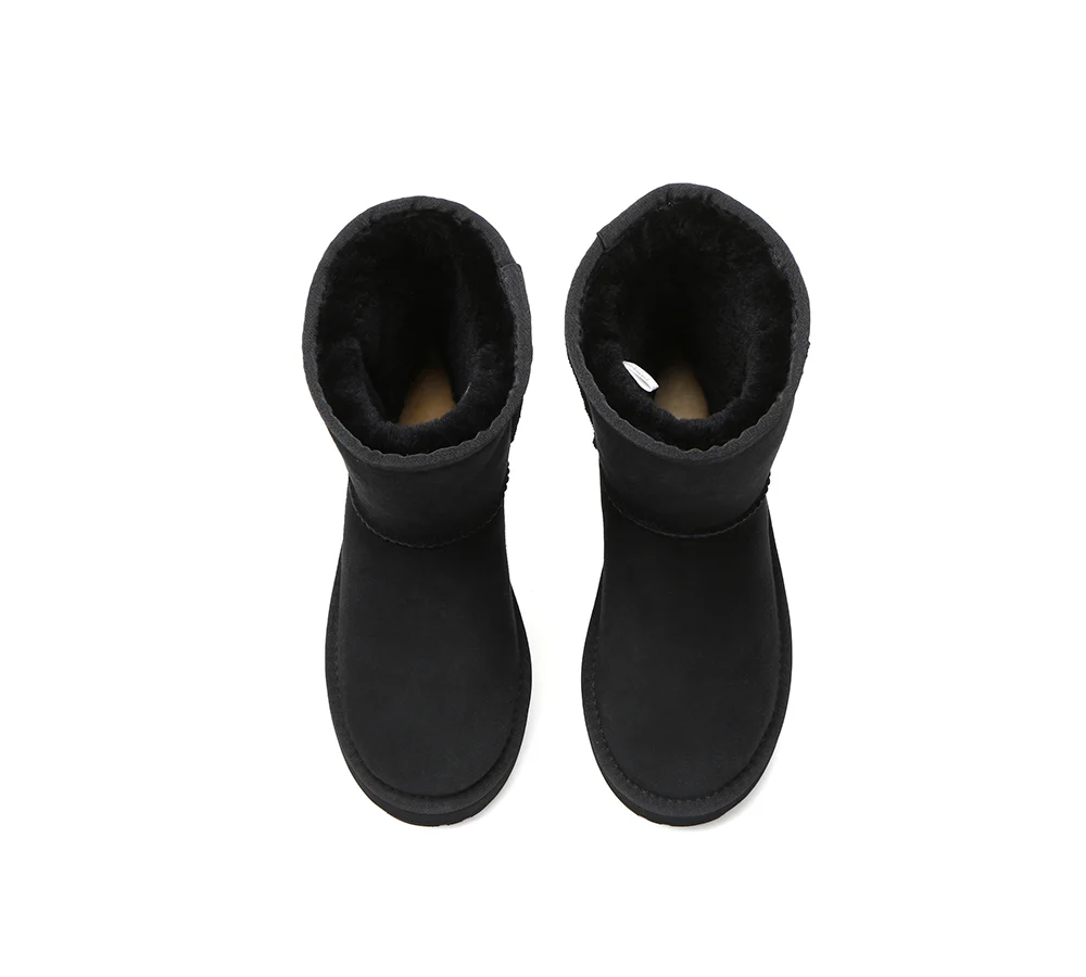 AUSTRALIAN SHEPHERD? UGG Boots Sheepskin Wool Zipper Short Outdoor