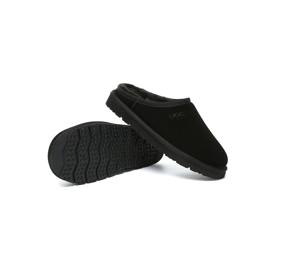 AUSTRALIAN SHEPHERD? UGG Slippers Sheepskin Wool Minimalist Classic Nano