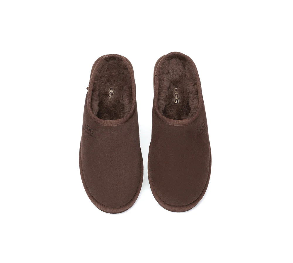 AUSTRALIAN SHEPHERD? UGG Slippers Sheepskin Wool Minimalist Classic Nano