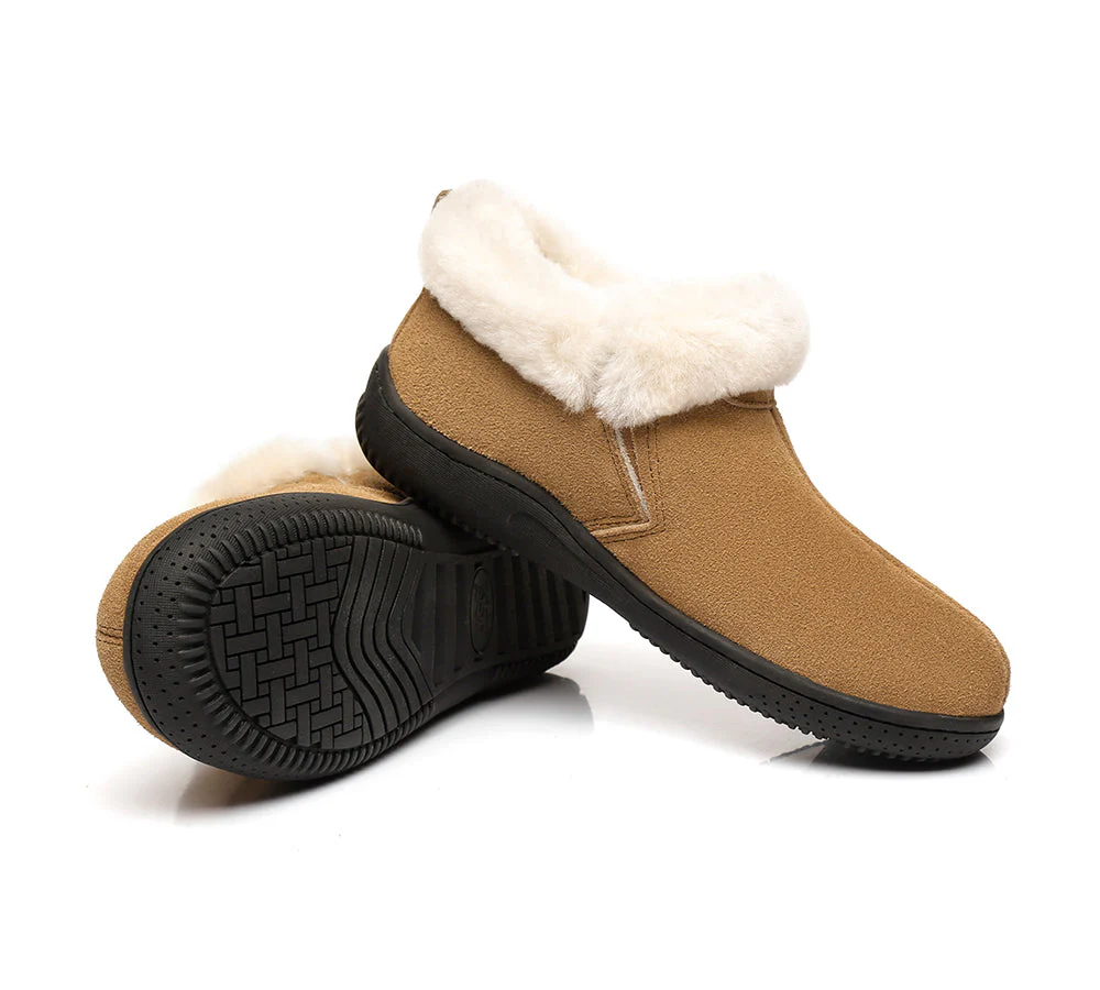 AUSTRALIAN SHEPHERD? UGG Slippers Sheepskin Wool Collar Ankle Daley
