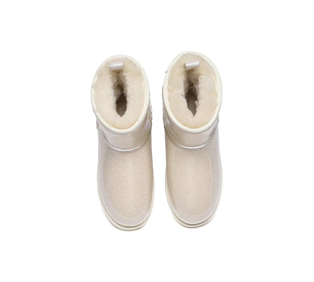 AUSTRALIAN SHEPHERD? UGG Boots Women Clear Waterproof Shearling Coated Classic