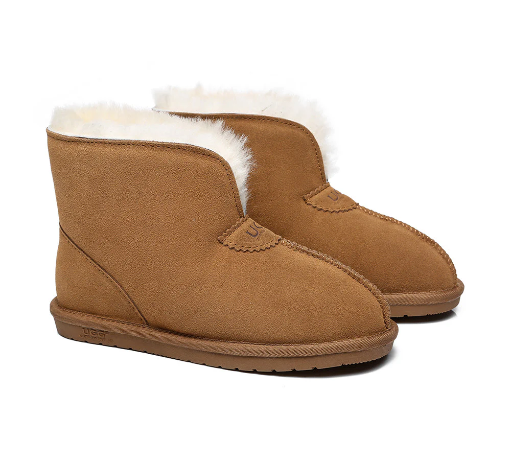 AUSTRALIAN SHEPHERD? UGG Slippers Sheepskin Wool Ankle Parker