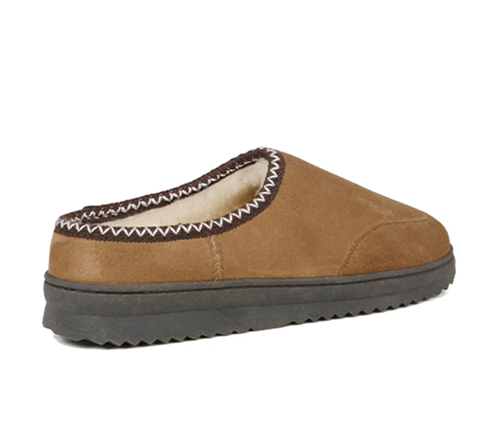 EMU? UGG Slippers Australian Made Sheepskin Wool Scuff Platinum Outback