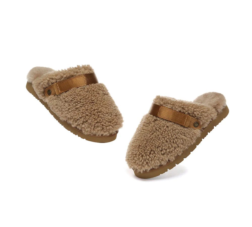 AUSTRALIAN SHEPHERD? UGG Slippers Sheepskin Wool Slingback Nozet