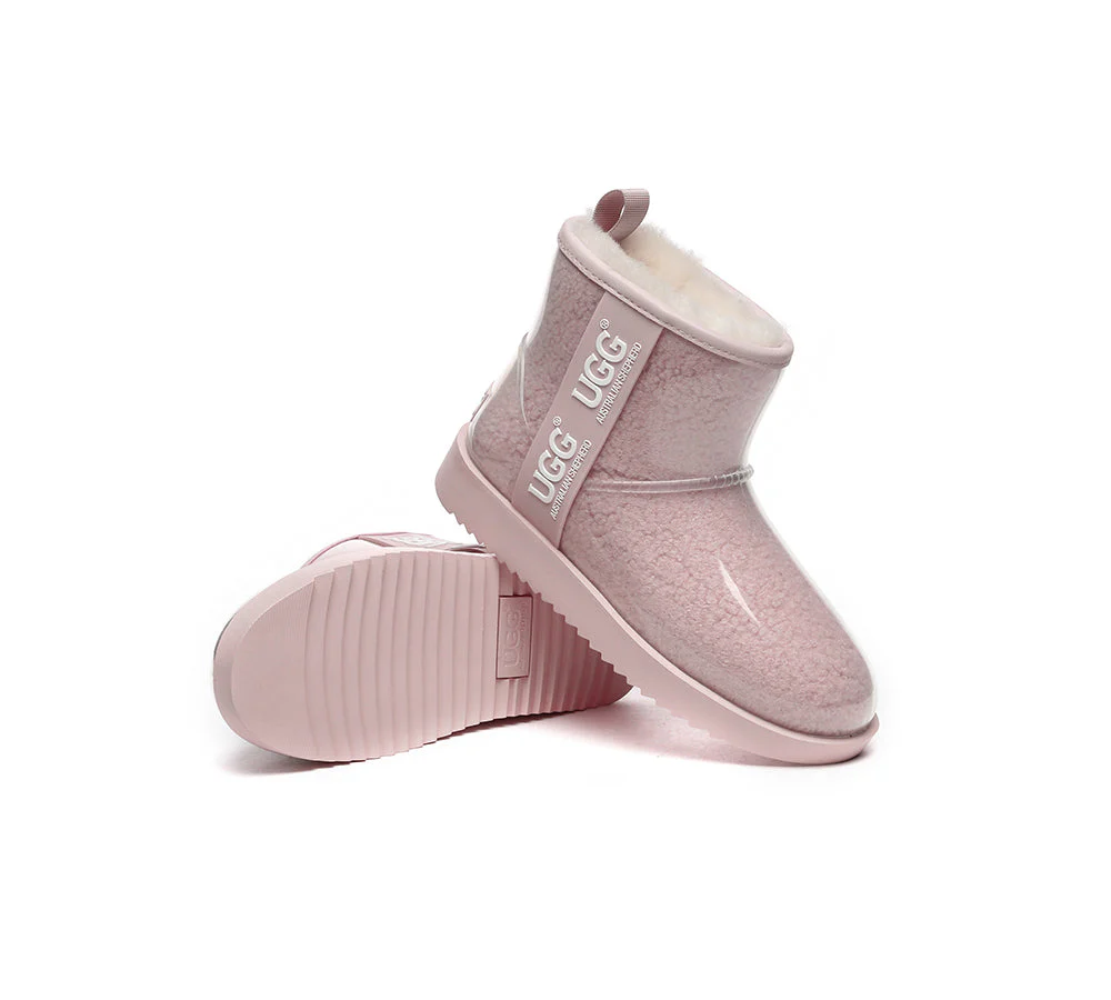 AUSTRALIAN SHEPHERD? UGG Boots Women Clear Waterproof Shearling Coated Classic