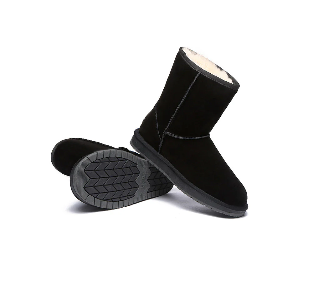 AUSTRALIAN SHEPHERD? UGG Boots Sheepskin Wool Short Classic Suede