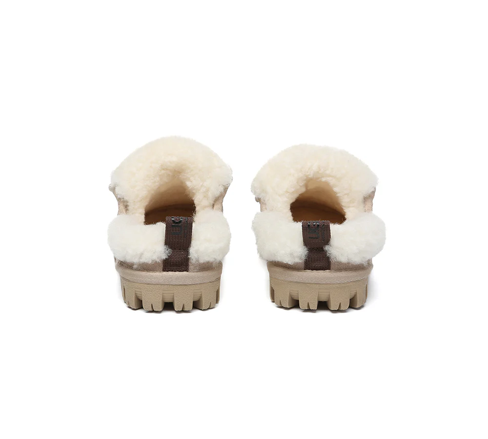 AUSTRALIAN SHEPHERD? UGG Slippers Sheepskin Wool Theia