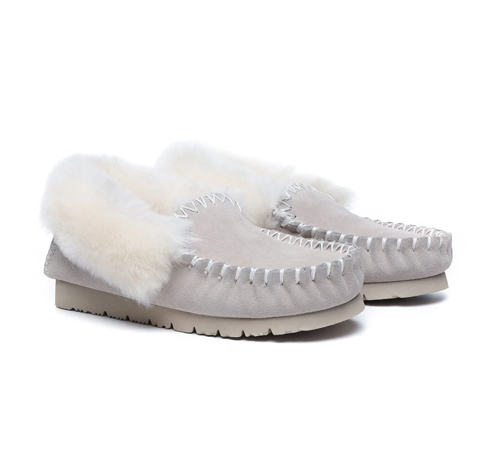 AUSTRALIAN SHEPHERD? UGG Slippers Sheepskin Wool Ankle Popo Moccasins