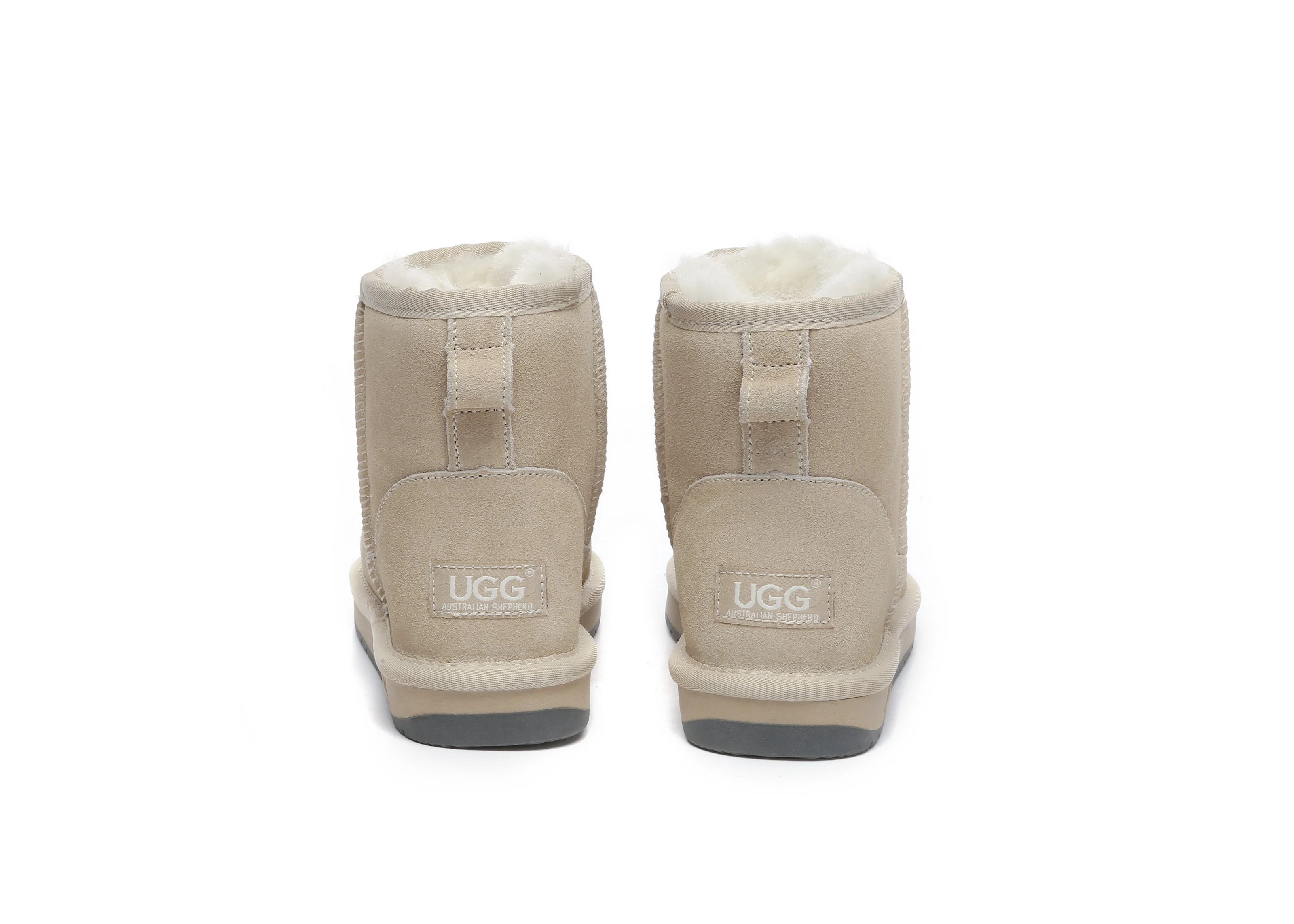 AUSTRALIAN SHEPHERD? UGG Boots Sheepskin Wool Mini Classic Suede Special Colour