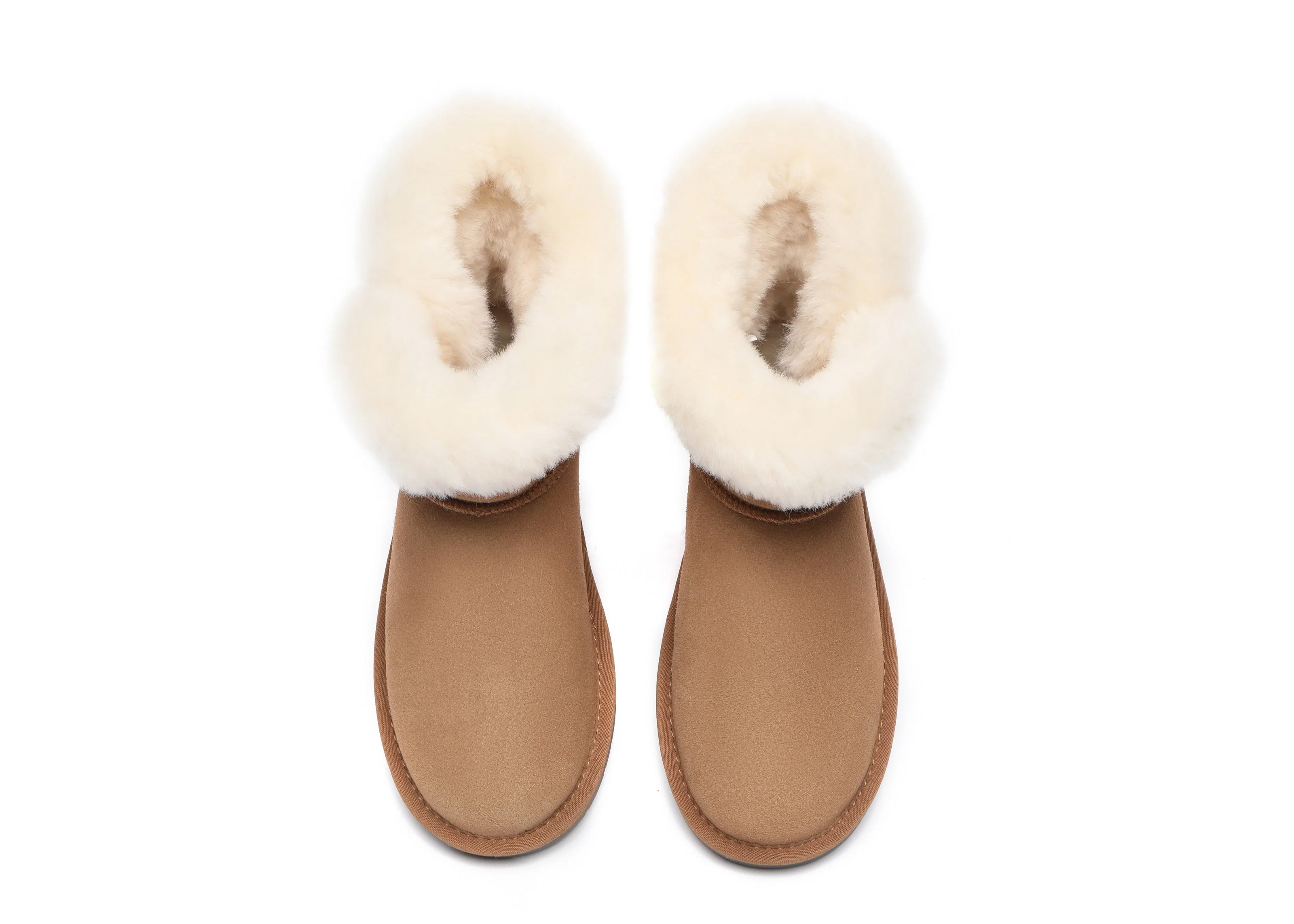 AUSTRALIAN SHEPHERD? UGG Boots Women Sheepskin Wool Horn Toggle Closure Mini Tiara
