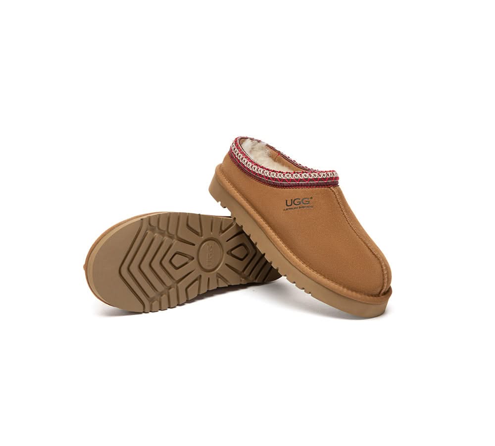 AUSTRALIAN SHEPHERD? UGG Slippers Sheepskin Wool Ankle Tazzy Tay