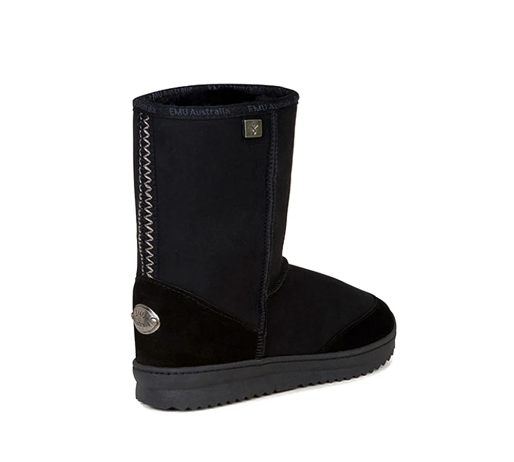 EMU? UGG Boots Australian Made Sheepskin Wool Short Platinum Outback Lo