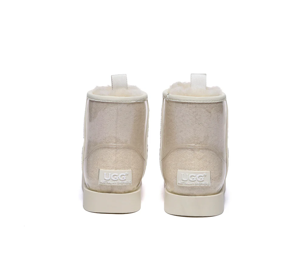 AUSTRALIAN SHEPHERD? UGG Boots Women Clear Waterproof Shearling Coated Classic