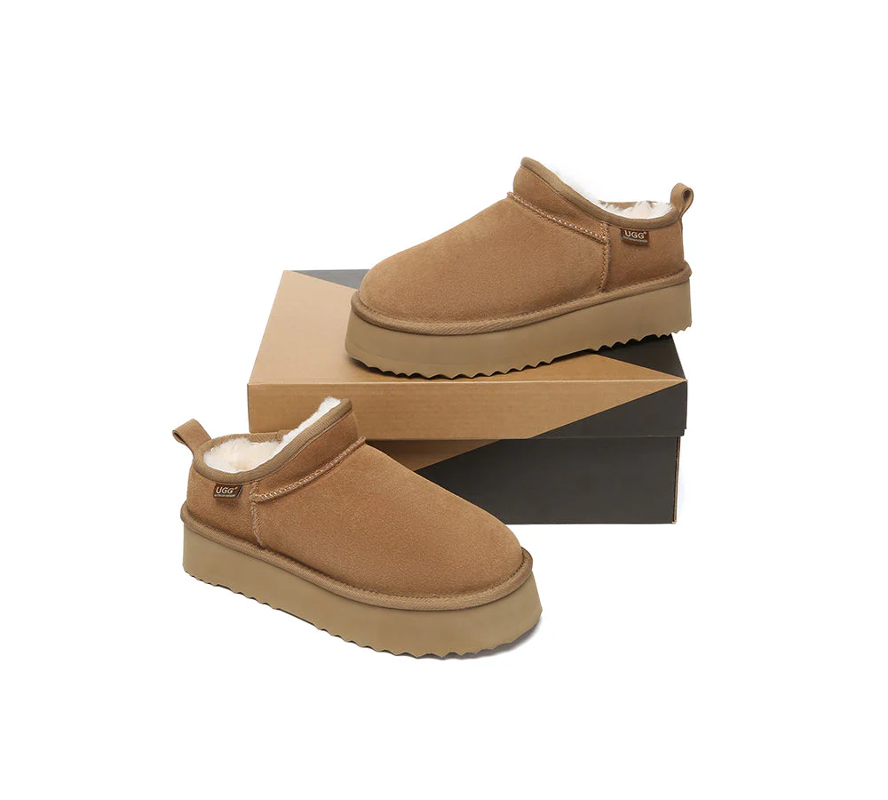 AUSTRALIAN SHEPHERD? UGG Boots Low Cut Ankle Classic Platform Nano