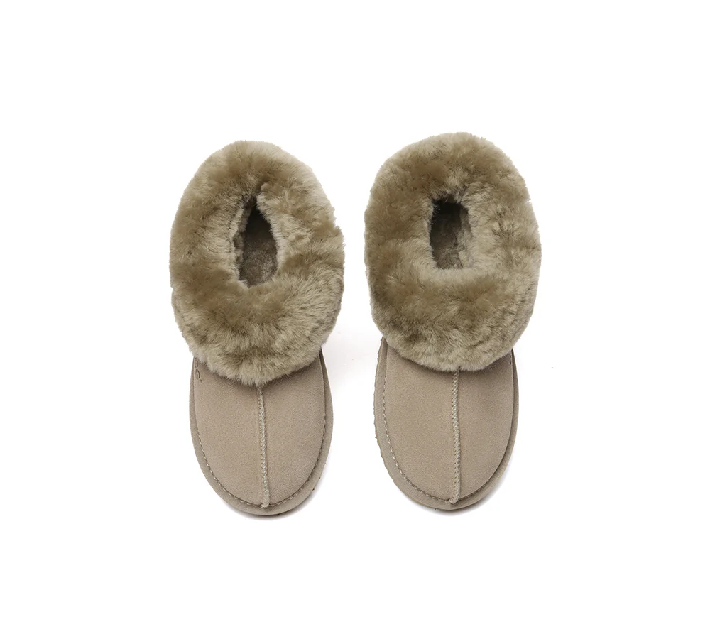 AUSTRALIAN SHEPHERD? UGG Slippers Sheepskin Wool Ankle Homey Special