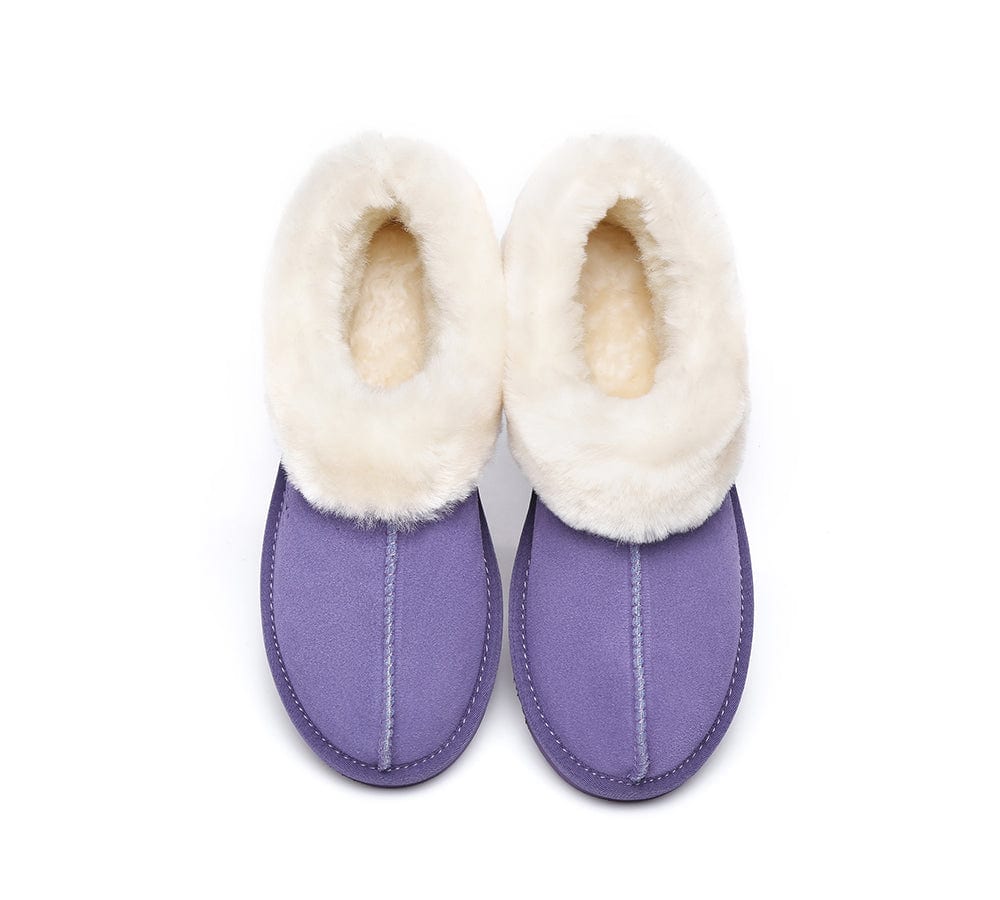 AUSTRALIAN SHEPHERD? UGG Slippers Sheepskin Wool Ankle Homey