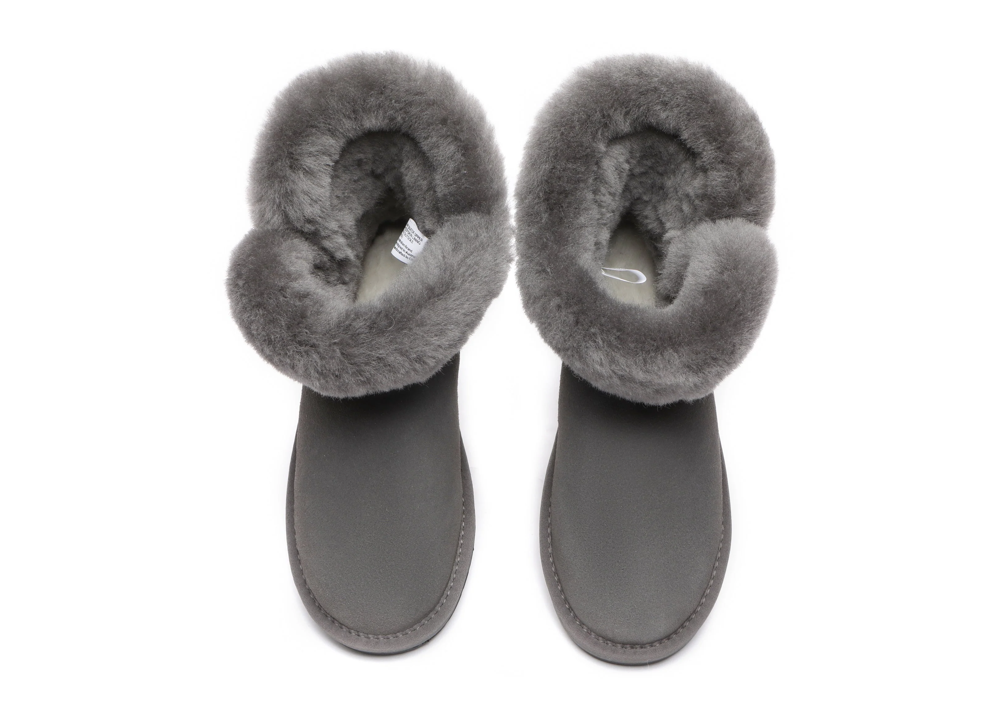 AUSTRALIAN SHEPHERD? UGG Boots Women Sheepskin Wool Horn Toggle Closure Mini Tiara