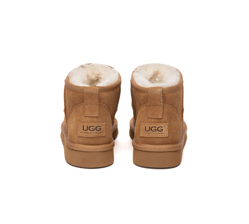 AUSTRALIAN SHEPHERD? UGG Boots Sheepskin Wool Ankle Mini Helia